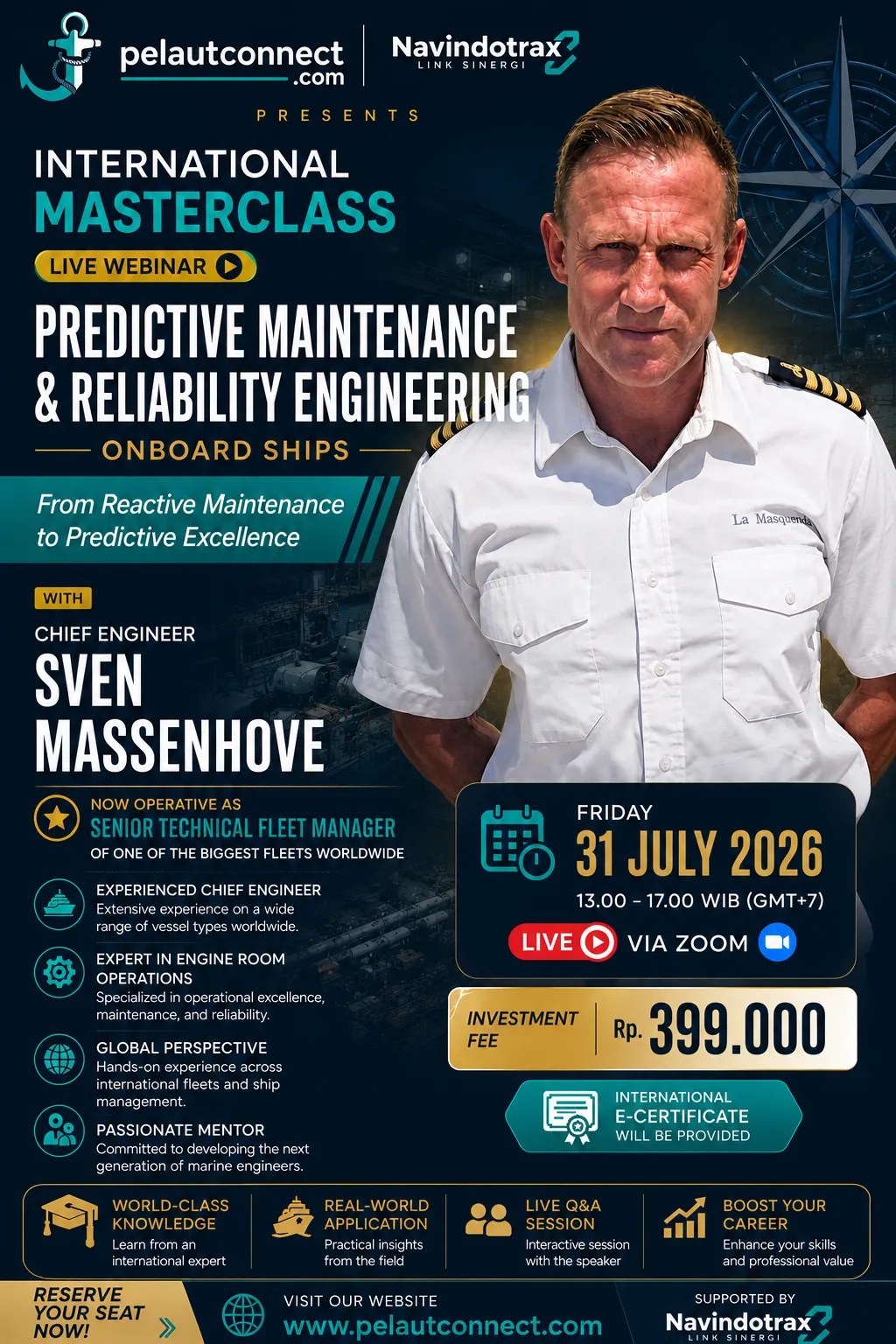 Poster International Masterclass Predictive Maintenance and Reliability Engineering