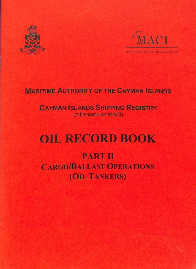 oil record book