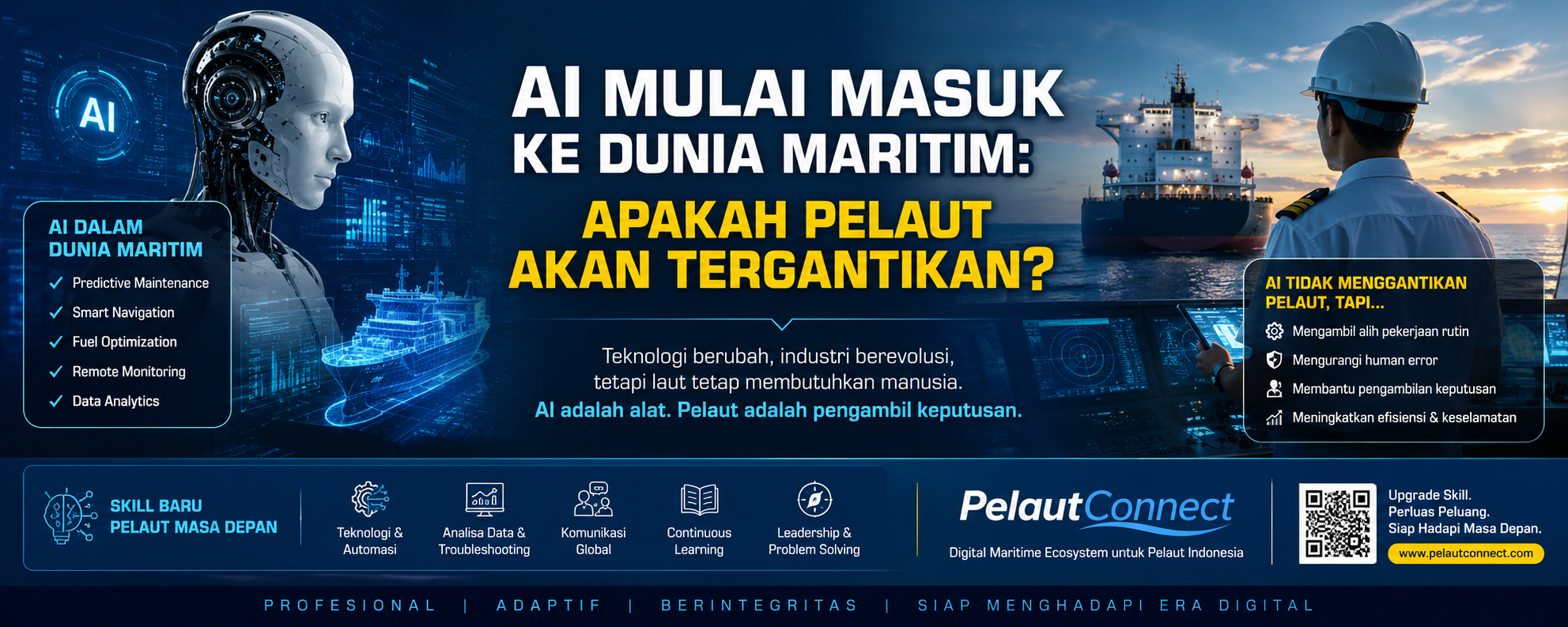 AI Mulai Masuk ke Dunia Maritim: Apakah Pelaut Akan Tergantikan?