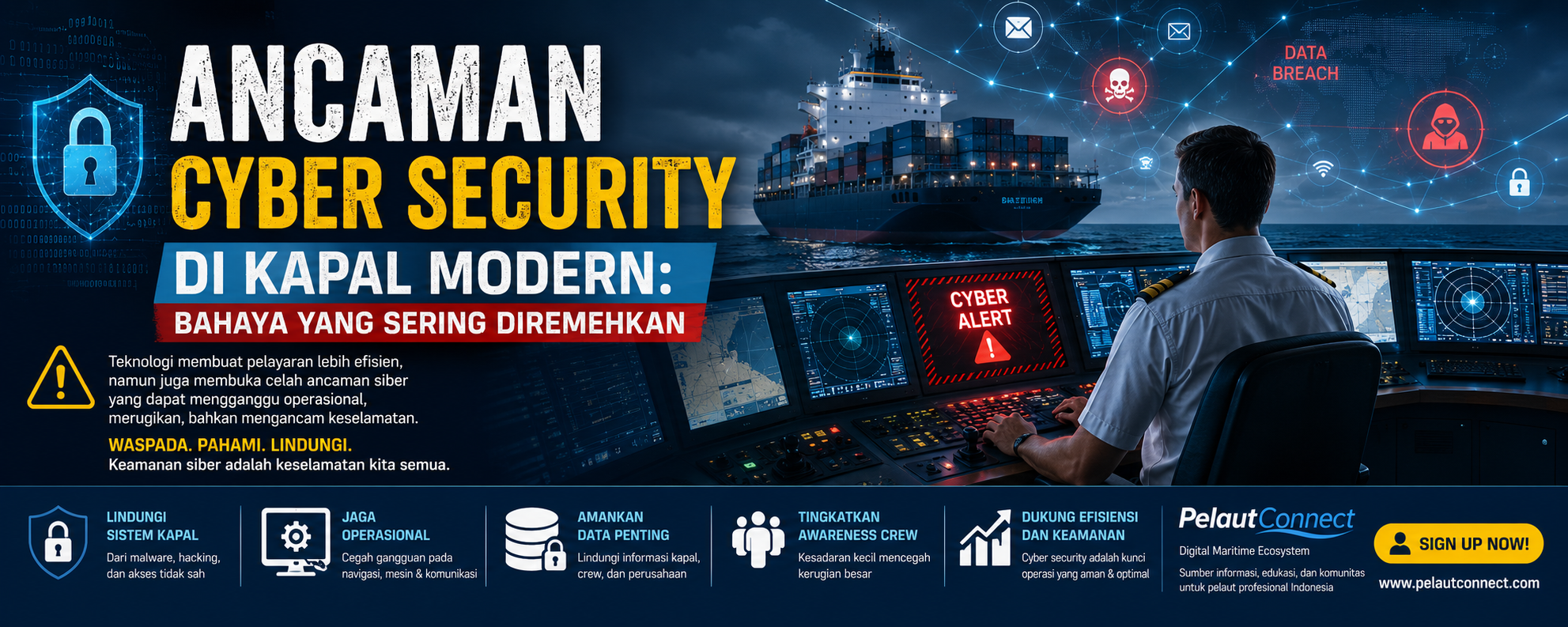 Ancaman Cyber Security di Kapal Modern: Bahaya yang Sering Diremehkan