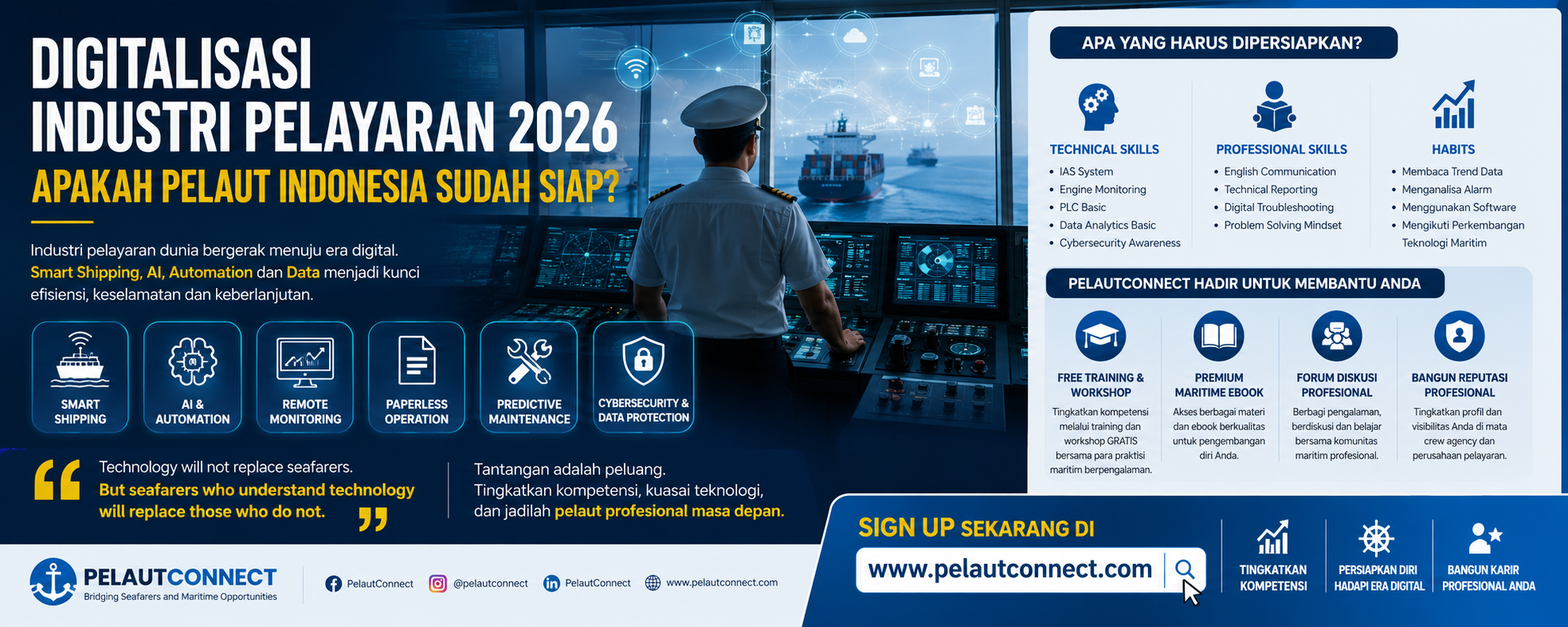 Digitalisasi Industri Pelayaran 2026: Apakah Pelaut Indonesia Sudah Siap?